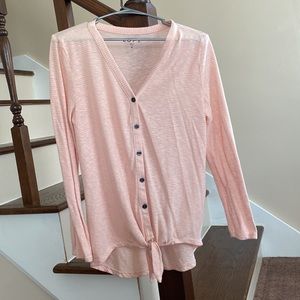 Medium Loft striped pink shirt